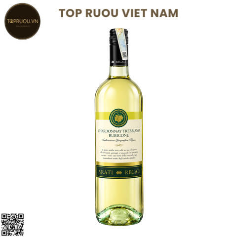 Rượu Vang Trắng Abati Regali Rubicone - Ý - Chardonnay Trebbiano - 12,5% - 750ml