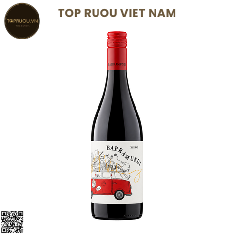 Rượu Vang Đỏ Barramundi - Úc - Shiraz - 14% - 750ml