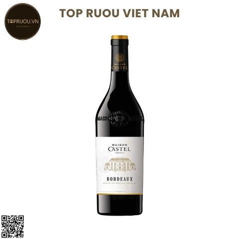 Vang Đỏ Maison Castel Merlot Bordeaux - Pháp - Merlot - 13,5% - 750ml