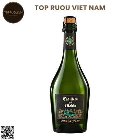 Vang Nổ Casillero Del Diablo Devil's Brut - Chile - Chardonnay, Pinot Noir - 12% - 750ml
