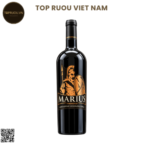 Rượu Vang Đỏ Marius - Ý - Blended - 14.5% - 750ml