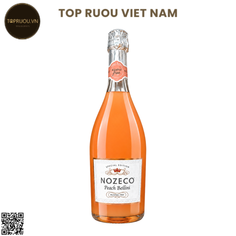 Rượu Vang Nổ Nozeco Peach Bellini - Pháp - Blended - 0% - 750ml