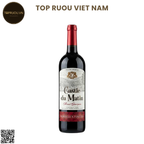 Rượu Vang Đỏ Castle Du Martin - Pháp - Carbernet Sauvignon - 13.5% - 750ml
