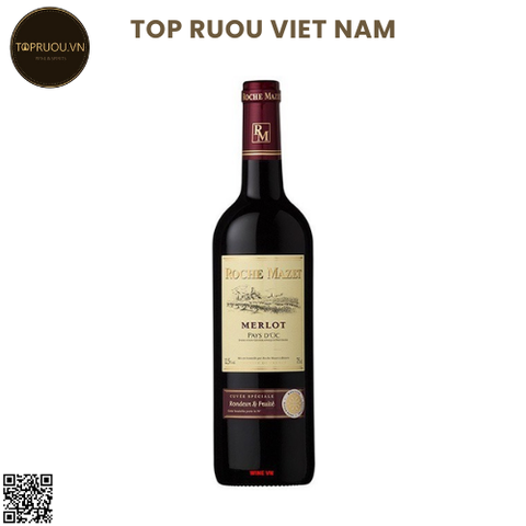 Rượu Vang Đỏ Roche Mazet - Pháp - Merlot - 13% - 750ml