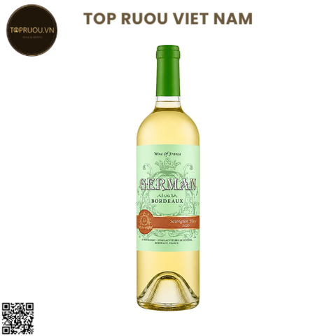 Vang Trắng German - Pháp - Sauvignon Blanc - 13,5% - 750ml