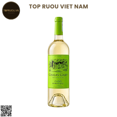 Rượu Vang Trắng Chales Gary - Pháp - Sauvignon Blanc - 13% - 750ml