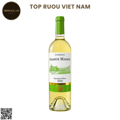 Vang Trắng France Maison - Pháp - Sauvignon Blanc - 12,5% - 750ml