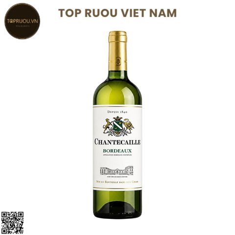 Rượu Vang Trắng Chantecaille Bordeaux Sauvignon - Pháp - Sauvignon Blanc, Semillon - 13% - 750ml