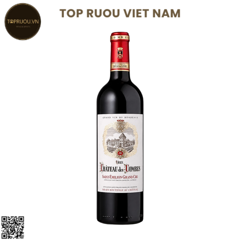 Rượu Vang Đỏ Château des Combes – Saint-Émilion Grand Cru - Pháp - Merlot, Cabernet Franc, Cabernet Sauvignon - 13,5% - 750ml