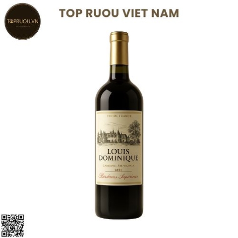 Vang Đỏ Louis Dominique - Pháp - Cabernet Sauvignon - 14% - 750ml