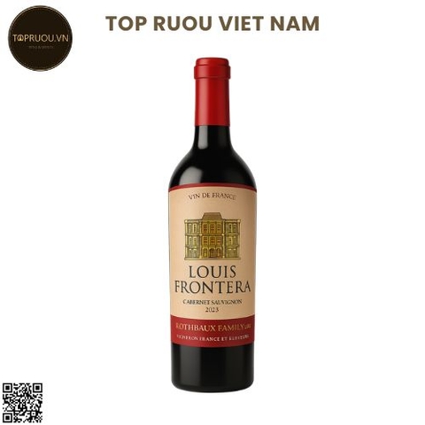 Vang Đỏ Louis Frontera - Pháp - Cabernet Sauvignon - 13,5% - 750ml