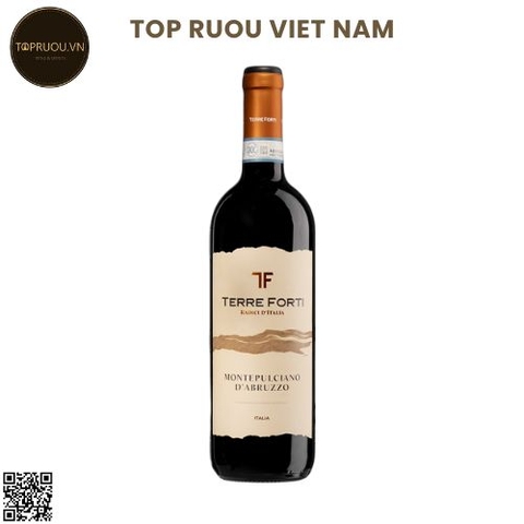 Vang Đỏ Terre Forti - Ý -  Montepulciano - 12,% - 750ml