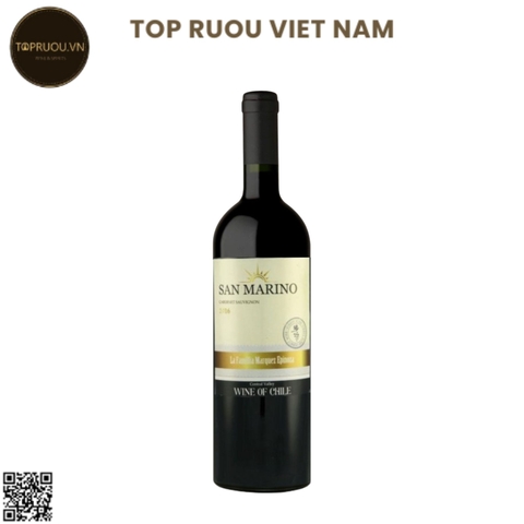 Rượu Vang Đỏ San Marino - Chile - Cabernet Sauvignon - 13,5% - 750ml