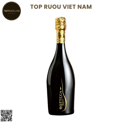 Vang Nổ Bottega, Millesimato Brut, Spumante Bianco - 750ml - 11% - Glera & Chardonnay - Ý