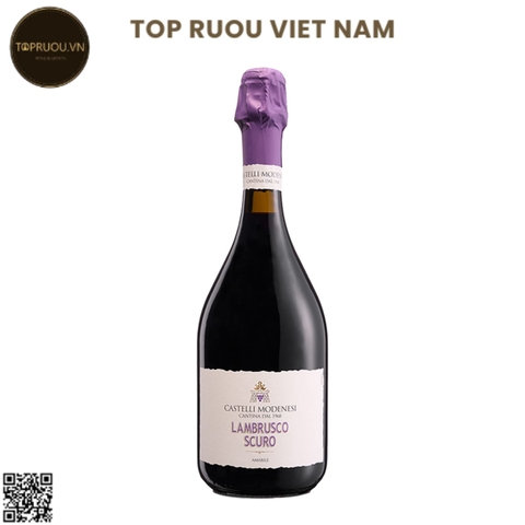 Vang Nổ Castelli Mod Lambrus Scuro Amabile - Ý - Blended - 8% - 750ml