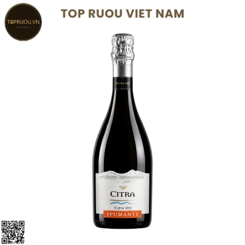 Vang Nổ Citra Spumante Extra Dry Sparkling - Chieti, Ý - Blended - 11,5% - 750ml