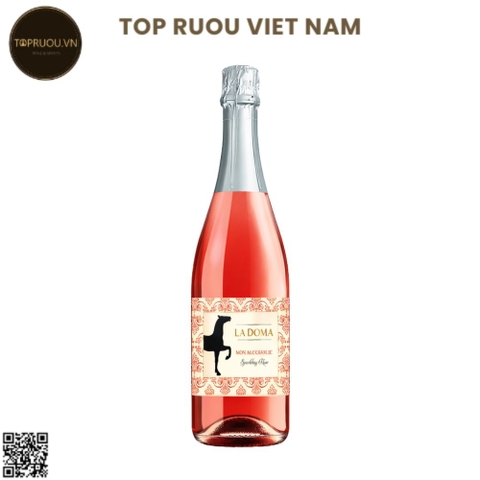 Vang Nổ Không Cồn La Doma Rose Sparkling 750ml - 0% - Tây Ban Nha