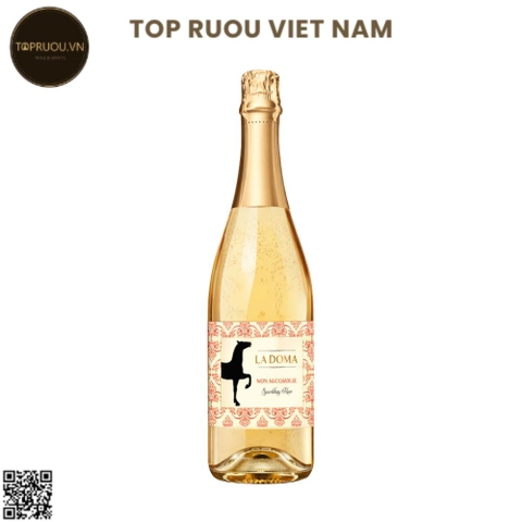 Vang Nổ Không Cồn La Doma White Sparkling 750ml - 0% - Tây Ban Nha