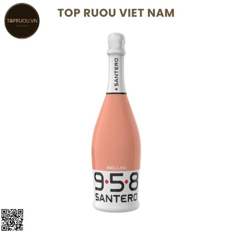 Vang Nổ Không Cồn Santero Bellini Analcolico (Ngọt) - Ý - Blends - 0% - 750ml