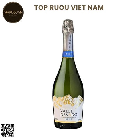 Vang Nổ Valle Nevado Brut Sparkling - Chile - Blends - 12% - 750ml