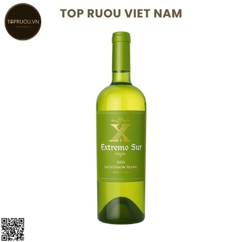 Vang Trắng Extremo Sur Sauvignon BlanC - 750ml- 13% - Chile