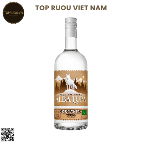 Vodka Alba Lupa Organic - 1000ml - 40% - Tây Ban Nha