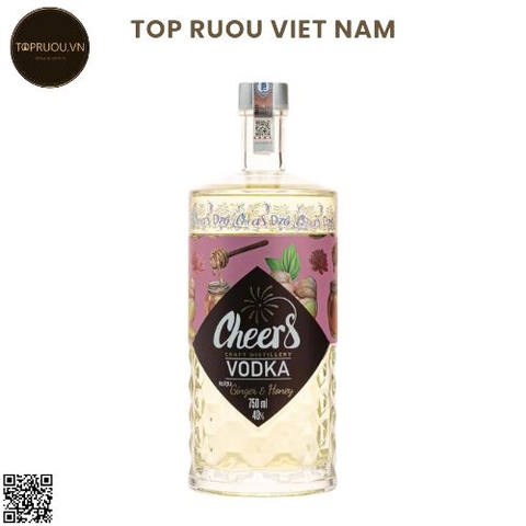 Vodka Cheers Ginger & Honey - 750ml - 40% - Việt Nam