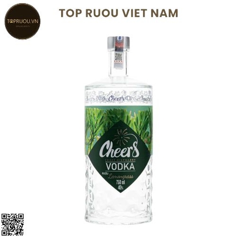 Vodka Cheers Lemongrass 750ml - 40% - Việt Nam