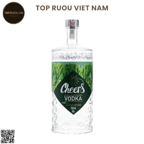 Vodka Cheers Lemongrass 750ml - 40% - Việt Nam