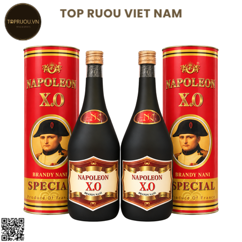 Combo 2 Chai Brandy XO Nani - 700ml - 40% - Việt Nam