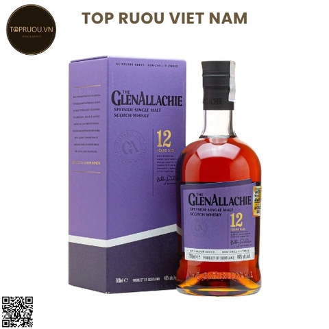 Whisky The Glenallachie 12 Years Speyside Single Malt - 700ml - 46% - Scotland