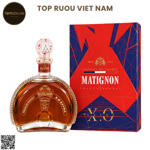 Brandy XO Matignon - 700ml - 40% - Pháp