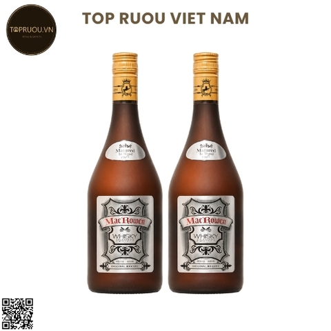 Combo 2 Chai Whisky Macrowen - 700ml - 40% - Pháp
