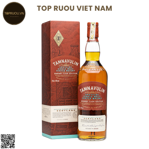 Whisky Tamnavulin Sherry Cask Single Malt - 700ml - 40% - Scotland