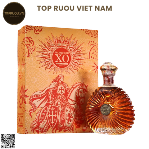 Brandy XO Marquis III Vàng - 700ml - 40% - Pháp