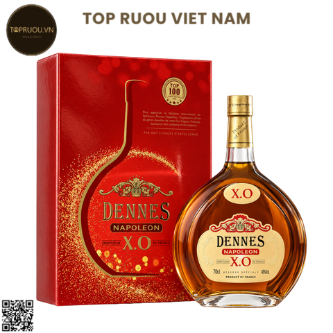 Brandy XO Dennes Napoleon - 700ml - 40% - Pháp