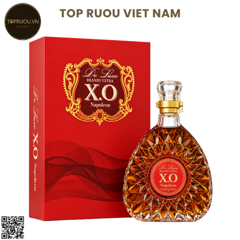 Brandy XO Extra De Luxe Napoleon (Kèm Túi Giấy Hãng) - 700ml - 40% - Pháp
