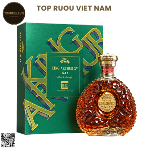 Brandy XO King Arthur XV (Kèm Túi Hãng) - 700ml - 40% - Pháp