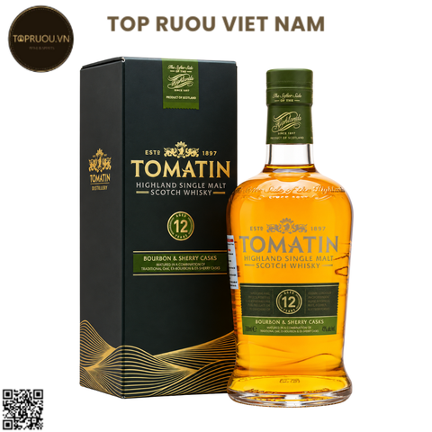 Whisky Tomatin 12 Years Highland Single Malt - 700ml - 43% - Scotland