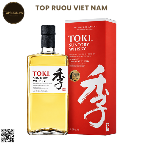 Whisky Suntory Toki Blended - 700ml - 43% - Nhật Bản