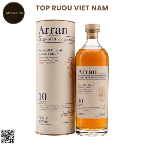 Whisky Arran 10 Years Single Malt - 700ml - 46% - Scotland