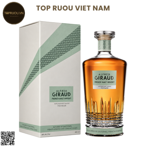Whisky Alfred Giraud Voyage Single Malt - 700ml - 48% - Pháp