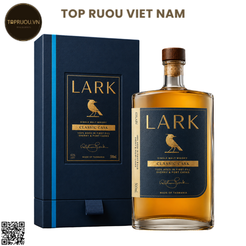 Whisky Lark Classic Cask Single Malt - 500ml - 43% - Úc