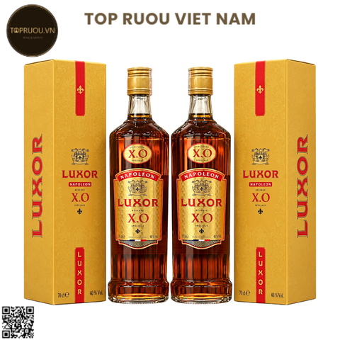 Combo 2 Chai Brandy XO Luxor Napoleon - 700ml - 40% - Pháp