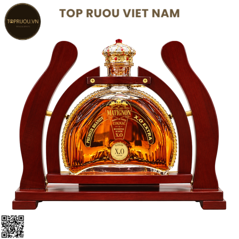Kệ Gỗ Brandy XO Matignon - 2000ml - 40% - Pháp