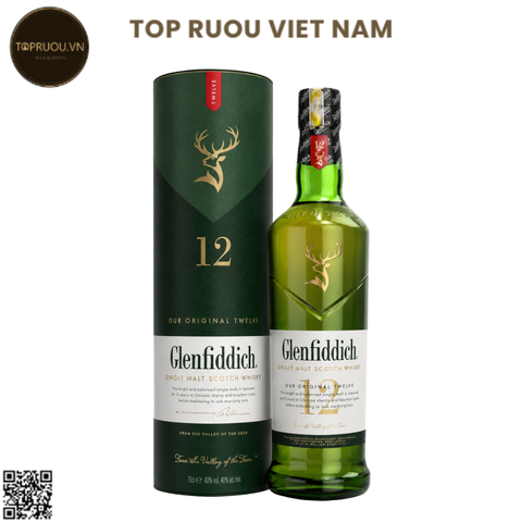 Whisky Glenfiddich 12 Single Malt - 700ml - 40% - Scotland