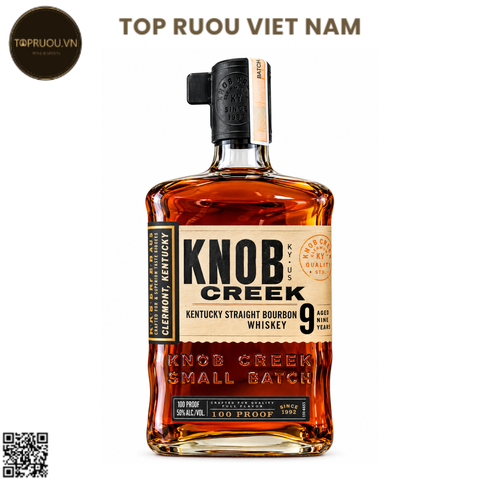 Whisky Knob Creek 9 Years Kentucky Straight Bourbon - 700ml - 50% - Mỹ