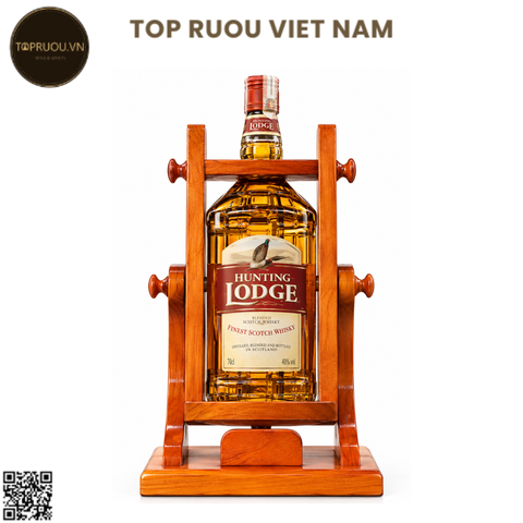 Kệ Gỗ Whisky Hunting Lodge - 1500ml - 40% - Scotland