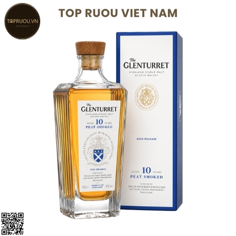 Whisky The Glenturret Peat Smoked Aged 10 Years Single Malt - 700ml - 50% - Scotland