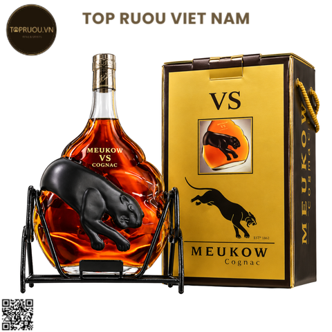 Kệ Cognac Meukow VS - 3000ml - 40% - Pháp